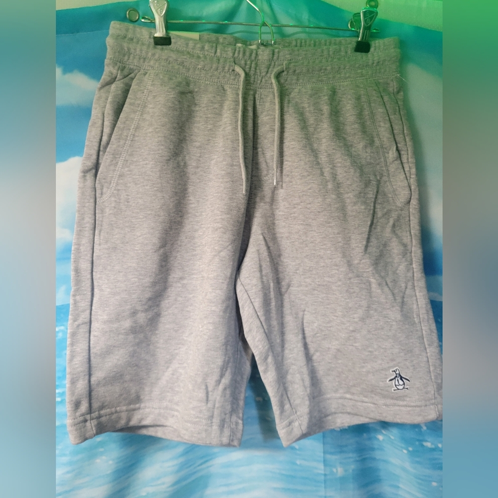 Penguin NWT Men's Gray‎ Athletic Sweat Shorts Size Small